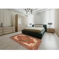 thumbnail image 4 of Ahgly Company Indoor Square Abstract Red Persian Area Rugs, 8' Square, 4 of 6