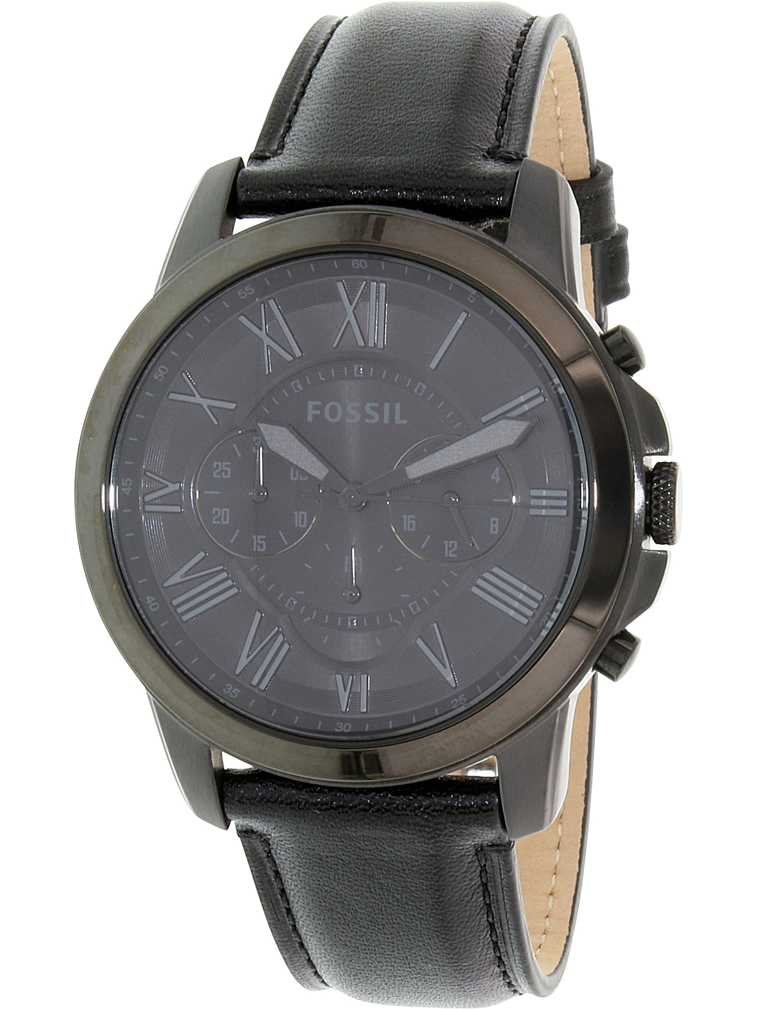 Fossil Men's Grant FS5132 Black Leather 