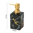 thumbnail image 5 of Joernso 320ML Square Shape Soap Dispenser Non-Slip Ceramic Shampoo Pump Bottle for Home, 5 of 8