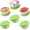 Apple Green, variant on 6x1.6 Oz Salad Dressing Containers With Lids, Small Leakproof Reusable Stainless Steel Salad Dressing Container To Go For Lunch Boxes,Sauce containers, Picnics,Travel Meal Prep And Kitchen Storage