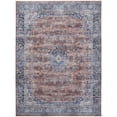 thumbnail image 2 of Nourison Brilliance Machine Washable 5'3" x 7'3" Blue/Multi Vintage Indoor Rug, 2 of 10