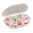 thumbnail image 2 of VitaCarry 8 Compartment Pill Box for Mediscations, Vitamins, and Other Pills (White), 2 of 3
