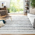 thumbnail image 2 of SAFAVIEH Montauk Rowena Striped Area Rug, Navy/Ivory, 8' x 10', 2 of 11