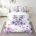 thumbnail image 2 of Erosebridal Elephant Animal Bed in a Bag Twin size, Kawaii Butterfly Bed Set, Daisy Floral Reversible Bedding Twin Size, Microfiber Room Decoration, 7pcs, 2 of 4