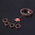 thumbnail image 4 of Animation Ladybug Reddy Girl Ring Bracelet Set Cat Claw And Dog Claw Element Ring Opening Closing Bracelet Gift For Kid-, 4 of 4