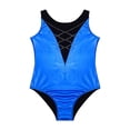 thumbnail image 3 of iiniim Kids Girls Metallic Sleeveless Ballet Dance Leotard Gymnastic Training Bodysuit, 3 of 7