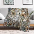 thumbnail image 4 of Glass Window Style Dragonflies And Butterflies Throw Blanket for Winter Bedding Couch And Gift 50"x60" Seasonal Farmhouse Summer Home Decor Warm And Cozy Throws Cozy Flannel Throw, 4 of 8