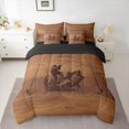 thumbnail image 2 of Homewish Teenagers Big Bass Fish Twin Bedding Sets 7-Piece,Fishing And Hunting Bedding Comforter Set Microfiber,Rustic Vintage Lake House Breathable Sheet Sets,Lightweight Room Decor,Reversible, 2 of 8