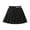 Black, variant on KkSLirnhs 4 Years Girls' Summer School Skirt with Pleated Design and Comfortable Elastic Waist Lightweight School Uniform Pleated Ruffle Scooter Skirt Black