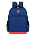 thumbnail image 3 of gcong Lightweight School Bookbag for Travel Study and Everyday Use Comfortable Backpack Navy, 3 of 4