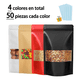 thumbnail image 2 of 200pcs Bolsas Kraft Ecológicas Para 12*20cm Xtellar multicolor, 2 of 4