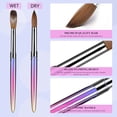 thumbnail image 4 of Juego de 4 pinceles para uñas: pinceles 3D para aplicación de acrílico, herramientas de extensión de uñas para manicura DIY., 4 of 6