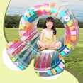 thumbnail image 1 of Flotador inflable colorido con rueda de agua para piscina, juguete ligero para piscina, flotador inflable para río, diversión en el patio, 1 of 8