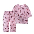thumbnail image 2 of Odeerbi 1-14 Años Niños Pijama de Verano de Algodón de Manga Corta Pantalones Conjunto de Pijama de Dos Piezas Con Estampado Suave, 2 of 5
