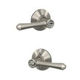 thumbnail image 2 of SCHLAGE F51A DMP 619 PLY Dempsey Lever with Plymouth Trim Keyed Entry Lock, Satin Nickel, 2 of 5
