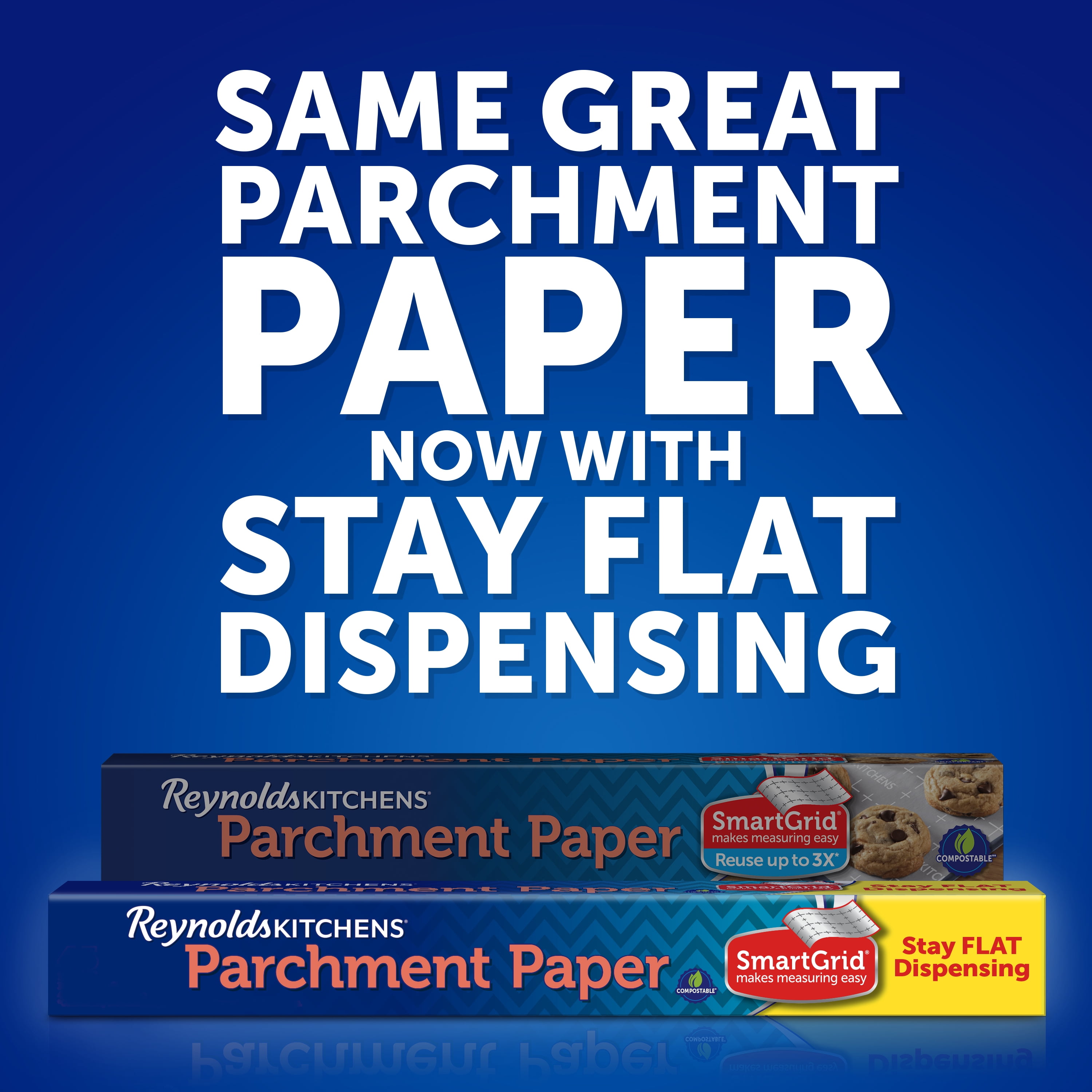 Reynolds Kitchens Parchment Paper with SmartGrid, 100 Square Feet