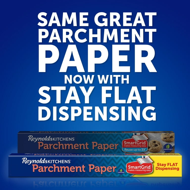 Reynolds Kitchens Pop-Up Parchment Paper Sheets, 10.7x13.75 Inch, 120 Sheets