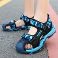 thumbnail image 6 of Yindaity Little Kids Girls Dress Princess Low Heels Princess Dress Shoes Party Dance Shoes Sandals Girls Summer Sandals (Blue,14.5-15 Years), 6 of 6