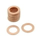 thumbnail image 1 of 20Pcs 14mm Diámetro Interior Arandelas de Cobre Plana Juntas de Sellado de círculos de Placa, 1 of 1