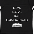 thumbnail image 4 of Inktastic Live Love Sandwiches Boys or Girls Toddler T-Shirt, 4 of 5