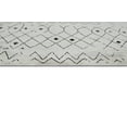thumbnail image 6 of Handcraft Rugs-Moroccan Trellis Area Rug- Distress/Bone/Black/Gray, 6 of 9
