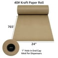 thumbnail image 5 of UOFFICE Brown Kraft Paper Roll 765'x24" 40lb Strength, 5 of 7
