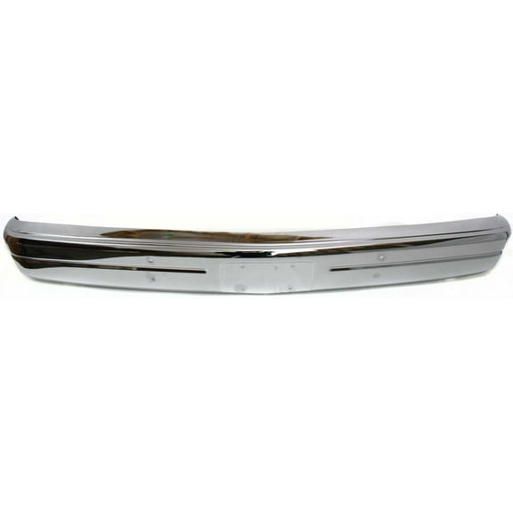 Bumper Compatible with DODGE FULL SIZE P/U/RAMCHARGER 1986-1993 Face Bar Chrome