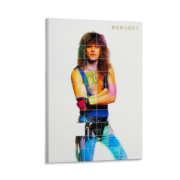 BON JOVI (9) Canvas Poster Wall Art Decor Print Picture Paintings for Living Room Bedroom Decoration