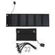 thumbnail image 1 of Paquete plegable de panel solar de 25 W IP65 impermeable anti oxidación con cable USB para cámaras de vigilancia portátiles, 1 of 5