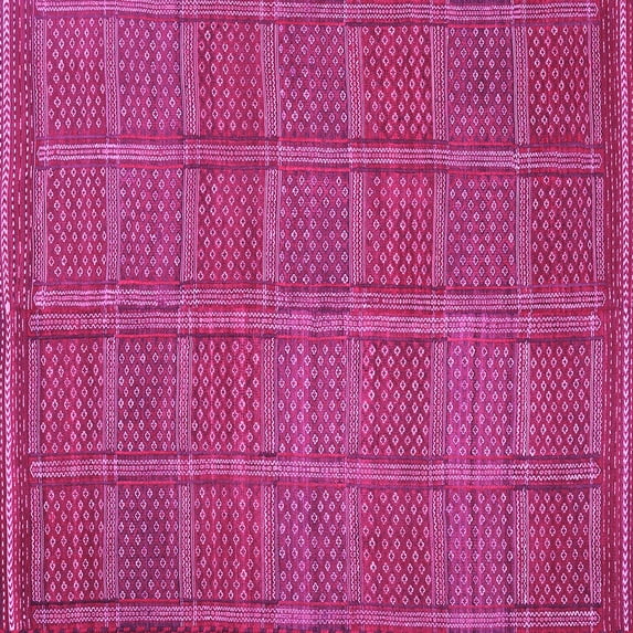 Ahgly Company Indoor Square Oriental Pink Traditional Area Rugs, 8' Square
