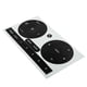 thumbnail image 2 of Car Radio Stereo Worn Peeling Button Repair Kit Decals Stickers For Fiat 500 2011-16 PVC Matte Black Automobiles Decoration, 2 of 5