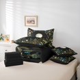 thumbnail image 6 of Homewish Cute Country Floral 7-Piece Twin Bedding Sets,Rustic Plant Bedding Comforter Set,Black Green Blue Sheet Sets For Adults,Ultra Soft Home Decor Reversible, 6 of 8