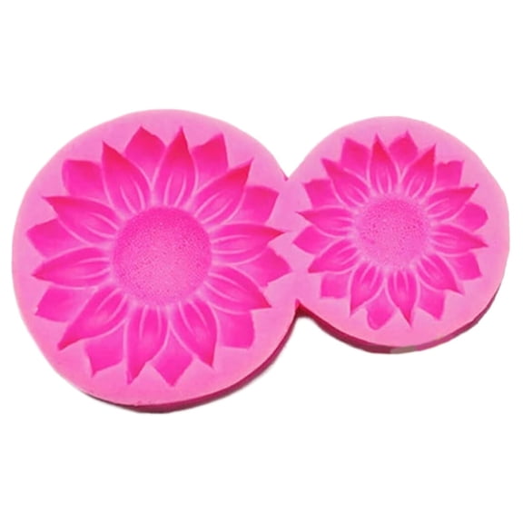 YEESHU Table Mold with Epoxy Resin, Soft Ceramic and Plaster Casting Mold, Flower Silicone Mold for Decoration and Car Exhaust Decoration  Flower B