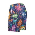 thumbnail image 4 of Relaxed fit printed pajama bottoms, sizes S to XXL Vibrant Cartoon, 4 of 7