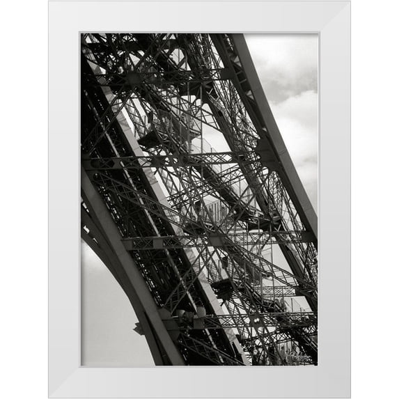 Uicker, Ralf 14x18 White Modern Wood Framed Museum Art Print Titled - Paris Eiffel I