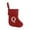 Q, variant on LanSuare Mini Christmas Stockings with Initials, 7Inch Letter Embroidered Xmas Stockings, Knitted Red-White Xmas Stocking for Christmas Party, Family Fireplace Decorations(K)