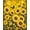 Yellow, Pattern 7, variant on ODIKA 4' x 6' Machine Washable Non-Slip Area Rug, Boho Sunflower High Traffic Rug, Yellow, 28894