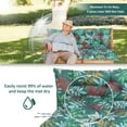 thumbnail image 4 of Outdoor Swing Cushions 47”, Porch Swing Cushions Thicken 4", Anti-Fading Patio Swing Chair Pads, Waterproof Bench Cushions, Swing Chair Cushion for Outdoor Canopy Swing Glider, 4 of 7
