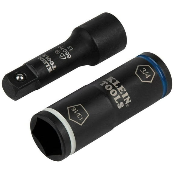 Klein Tools Penta/hex Flip Socket With Adapter