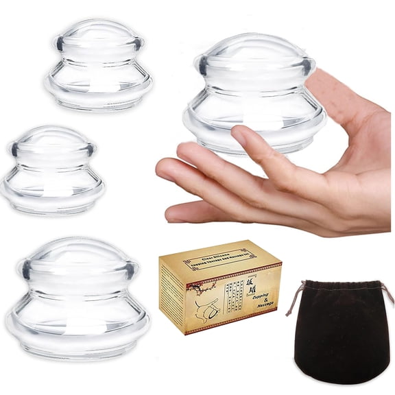 Cupping Massager Relax Massager Cup Portable Suction Cup Body Massager 4pcs