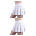 thumbnail image 1 of Minnieouse Mujeres Yoga vestido Fitness elástico verano Casual entrenamiento tenis gimnasio pantalones cortos falso piezas Culottes inferior ropa Type1 NO1, 1 of 6