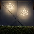 thumbnail image 3 of Kringle Traditions 20" Folding LED Snowflake Lights - Large Outdoor Snowflake Decoration (Warm White), 3 of 4
