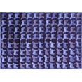 thumbnail image 1 of Ahgly Company Indoor Rectangle Abstract Blue Modern Area Rugs, 5' x 7', 1 of 4