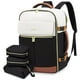 thumbnail image 1 of Mochila de viaje LOVEVOOK TSA Carry On 50L para mujer beige, 1 of 8