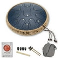 thumbnail image 2 of Tambour de Langue 14 Po 15 Notes Réservoir de Chakra Ton D Instrument de Percussion avec Baguette, 2 of 8