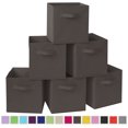 thumbnail image 1 of YOYTOO 6 Pack Collapsible Fabric Cube Storage Bins, 11" Collapsible Cube Organizer Baskets Bins, 1 of 6