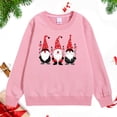thumbnail image 5 of Bjutir Girl'S Christmas Sweatshirts Graphic Print Tops Crewneck Winter Long Sleeve Pullover Cute Outdoor Wear, Size 4-12 Years, Pink, 5 of 5