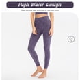 thumbnail image 2 of Legging de entrenamiento para mujer Estampado Barriga de talle alto de secado rápido, 2 of 7