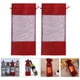 thumbnail image 4 of 4 bolsas para botellas de vino con ventana y cordón, bolsas de regalo para champán, bolsas de arpillera para vino, 4 of 7