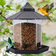 thumbnail image 1 of Hanging Gazebo Wild Bird Feeder for Garden Decoration and Bird Watching for Bird Lover and Kids, 1 of 5